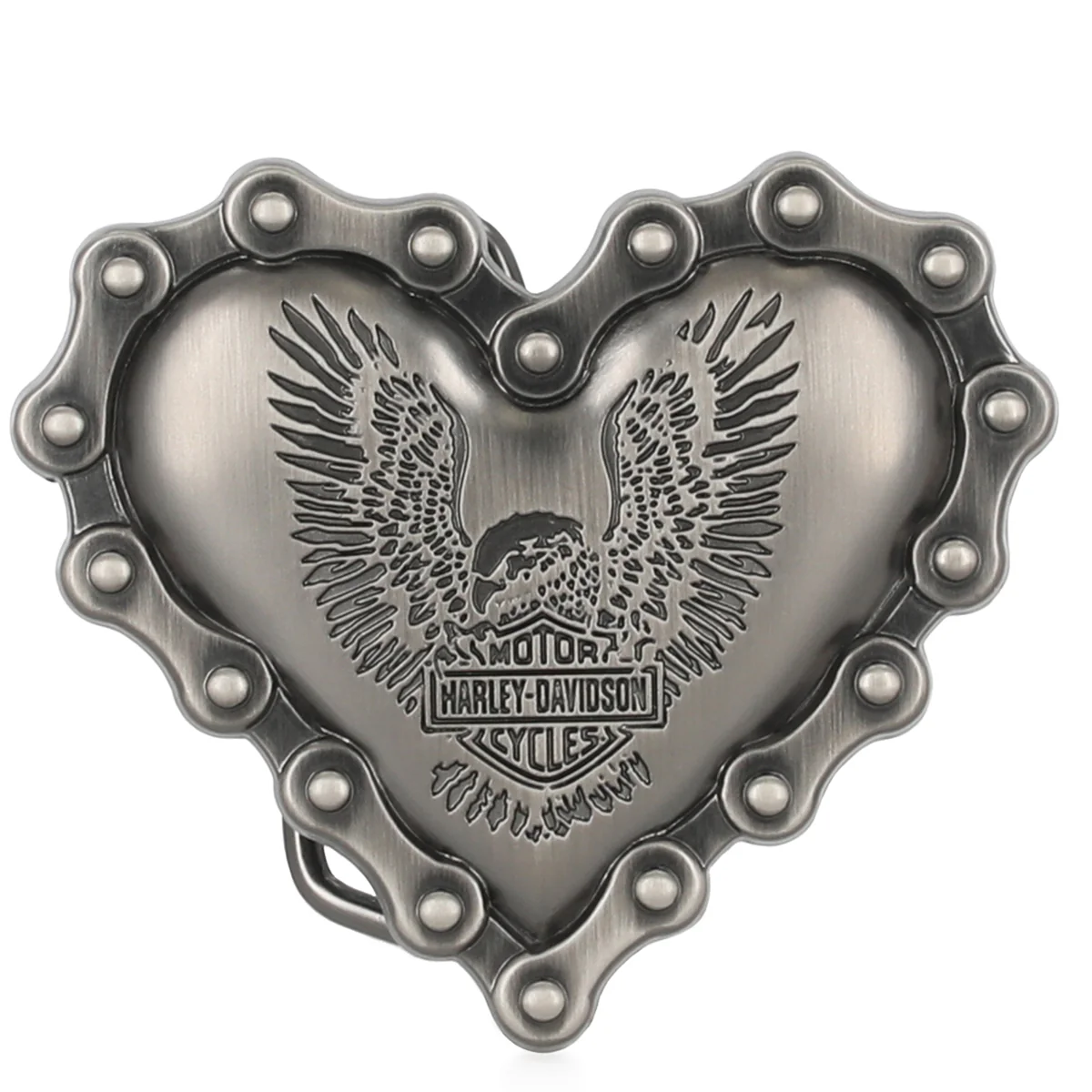 Fibbia per cintura  finitura Gunmetal MAU014 - immagine 1