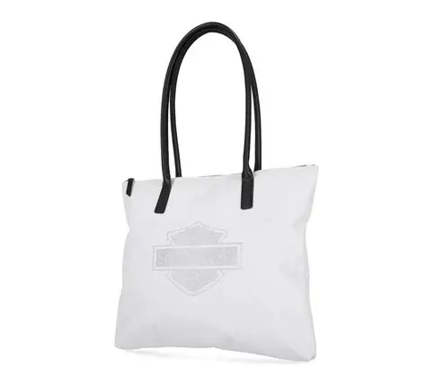 Open B/S   Rhinestone Tote - Cloud Dancer