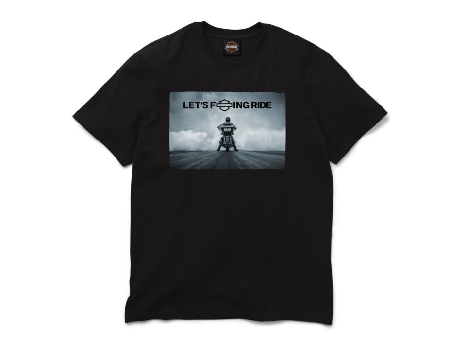 T-shirt moto uomo cotone grafica: la libertà sulla strada firmata Harley-Davidson® - immagine 1