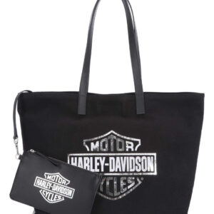 Harley-Davidson® Borsa Specchio Specchio e Scudo con Logo Harley-Davidson - Nera Item # MHW096/08 - immagine 1