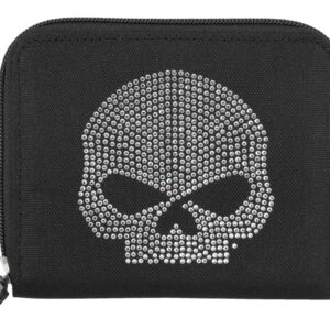 Portafoglio Harley-Davidson® Femminile Bling Willie G   Zip Intorno , nero - immagine 1