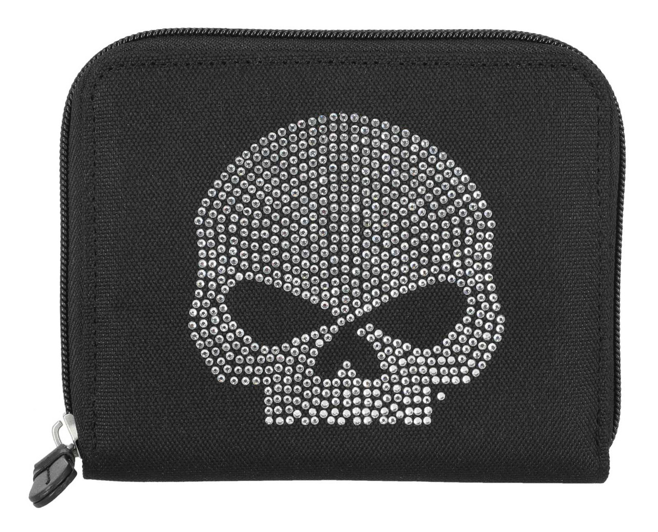 Portafoglio Harley-Davidson® Femminile Bling Willie G   Zip Intorno , nero - immagine 1